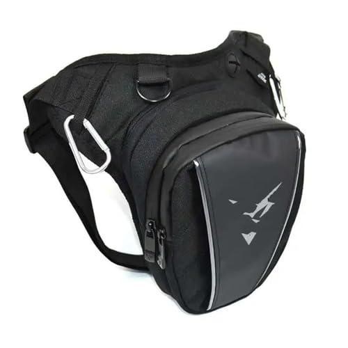 Motorradtasche Motorrad-Hüft- Und Beintaschen, Oberschenkelgurt, Hüften, Motorrad, Taktische Reise, Handy/Handy-Geldbörse, Hüfttasche (Color : Gray) von VINCTV