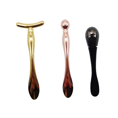 VINTORKY 3St Augenmassagegerät Gesichtshautmassagegerät Rolllöffel mit einer Kugel Gesichtsmassagestab Augencremes augenringe entfernen Massagelöffel Gesichtsmaske Löffel Zinklegierung VINTORKY 3St Augenmassagegerät Gesichtshautmassagegerät Rolllöffel mit einer Kugel Gesichtsmassagestab Augencremes augenringe entfernen Massagelöffel Gesichtsmaske Löffel Zinklegierung von VINTORKY