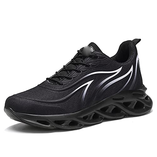 VIPAVA Herren-Sneaker Men's Sports Shoes Comfortable Running Shoes Outdoor Men's Sports Shoes Training Shoes. (Color : Black, Size : 41 EU) von VIPAVA