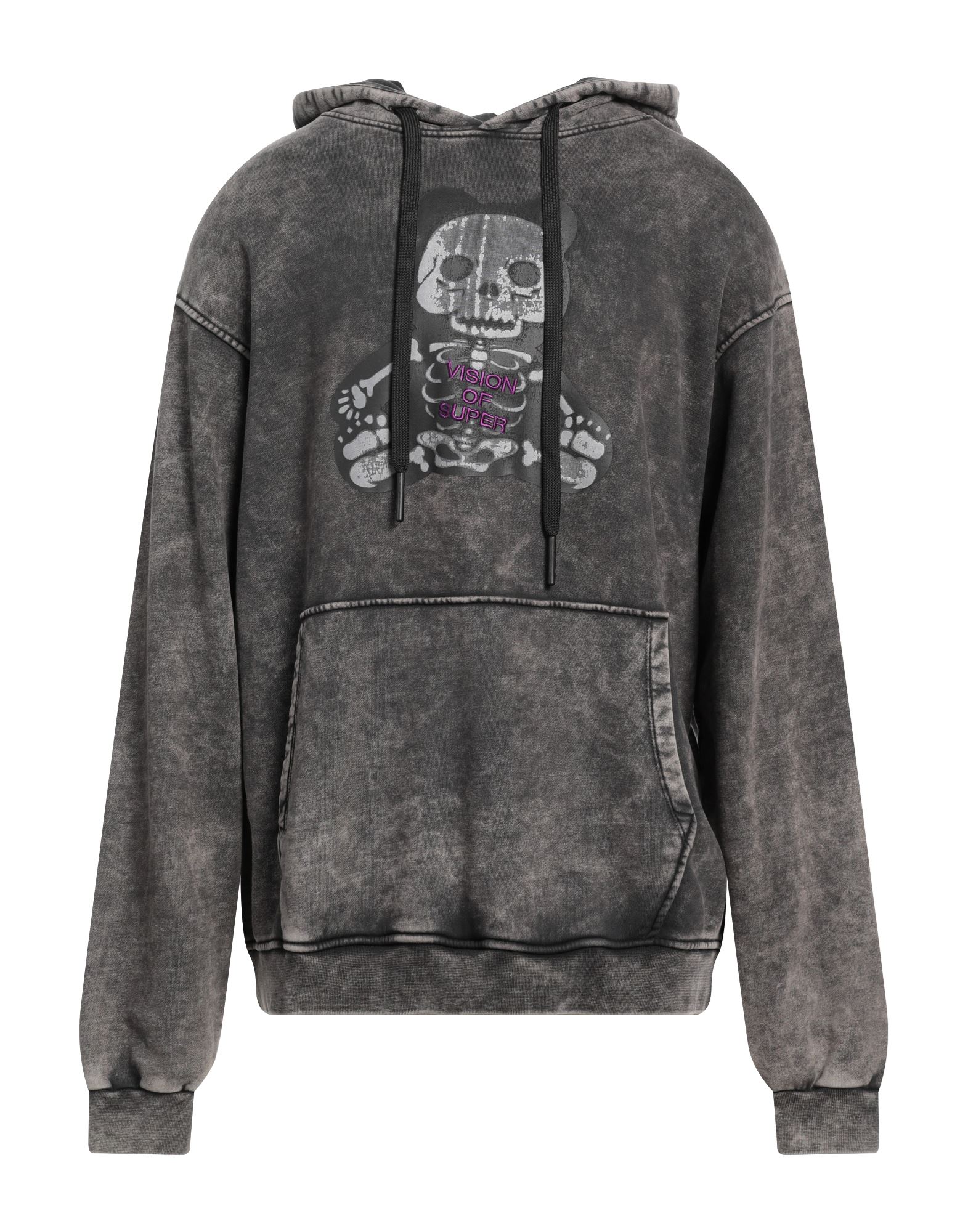 VISION OF SUPER Sweatshirt Herren Blei von VISION OF SUPER