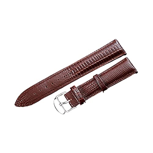 VISIYUBL Fashion Watch Band Leder Armband Uhr Accessoires Pin Schnalle Gurtgürtel Marke Frauen Watch Watch Watch (Color : Coffee, Size : 12mm) von VISIYUBL