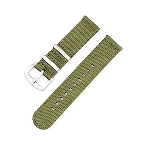 VISIYUBL Nylonriemen 18mm 20mm 22mm 24mm Schnellspanner Federstange Militärarmband Ersatzteile for Huawei Fit for Samsung (Color : MULTI, Size : 24mm) von VISIYUBL