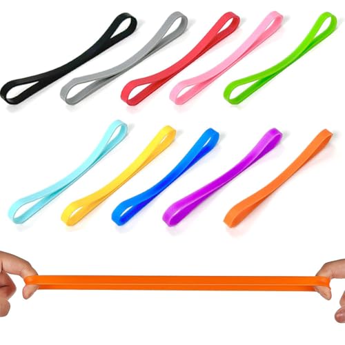 10 Stück Gummibänder Breit, 20 cm Gummiringe Dicke, Silikon Gummibänder, Breit Bunte Gummiringe, Haushaltsgummis Breit, Wiederverwendbar, für Bücher Notizbücher Küchenutensilien Kunst Basteln 10 Stück Gummibänder Breit, 20 cm Gummiringe Dicke, Silikon Gummibänder, Breit Bunte Gummiringe, Haushaltsgummis Breit, Wiederverwendbar, für Bücher Notizbücher Küchenutensilien Kunst Basteln von VJUYSW