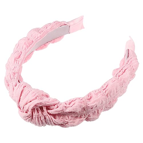 VOCOSTE Make-up Stirnband, Spa Stoff Stirnband, Rosa Stirnband für Frauen Maedchen von VOCOSTE