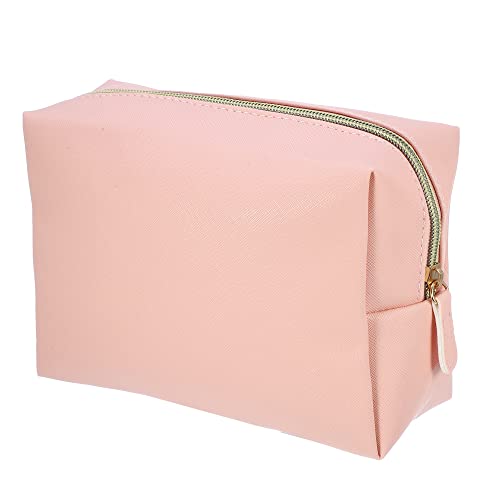 VOCOSTE PU Leder Schminktasche Kosmetik Reise Taschen Koffer Große Pinsel Organizer Tasche Kulturbeutel für Frauen Größe L Rosa von VOCOSTE