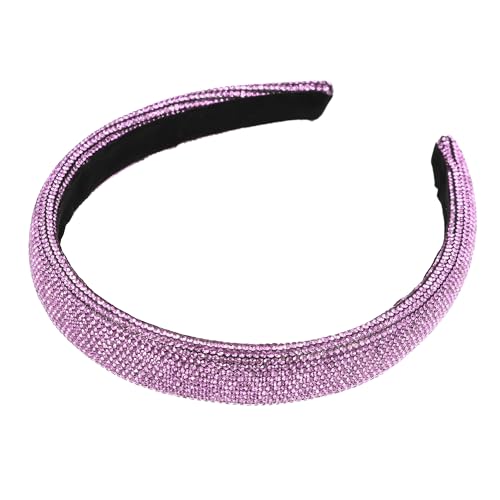 VOCOSTE Simplicity Strass Stirnband mit Breite Krempe Rosa 5.59"x0.87" von VOCOSTE