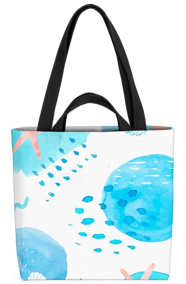 VOID Henkeltasche (1-tlg), Meereswelt Tauchen Kinder unter wasser tauchen meer ozean fische kind von VOID