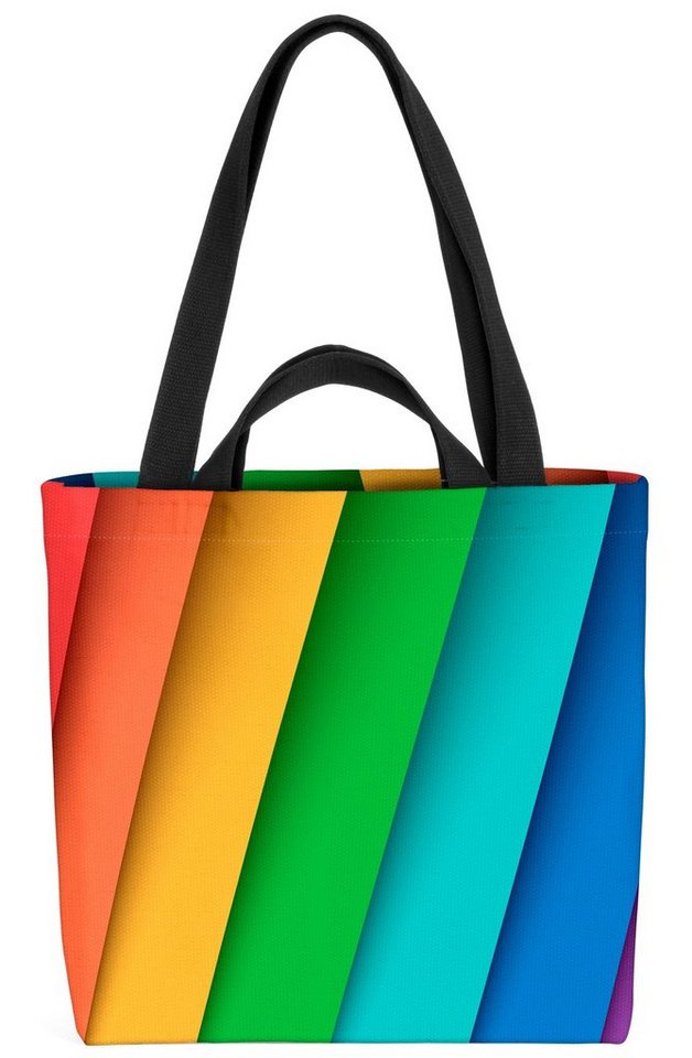 VOID Henkeltasche (1-tlg), Papier Regenbogen Buntpapier papier schreibwaren rainbow gay bi lgbtq von VOID