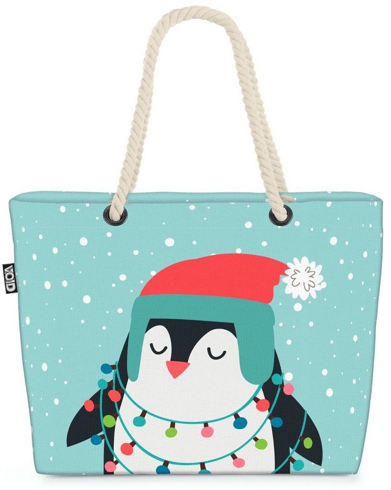 VOID Strandtasche (1-tlg), Tiere Weihnachten Freunde Weihnachten Merry Christmas Tiere Kinder von VOID