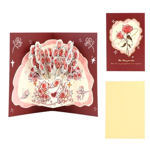 VONJUMA Karte Liebe Jahrestag Geschenk für Sie und Ihn Grußkarte aus mit Umschlag Valentinstagsgeschenk Partner Geschenke für Sie Ihn Liebe Rose Karte Geburtstagskarte für Ehemann Ehefrau VONJUMA Karte Liebe Jahrestag Geschenk für Sie und Ihn Grußkarte aus mit Umschlag Valentinstagsgeschenk Partner Geschenke für Sie Ihn Liebe Rose Karte Geburtstagskarte für Ehemann Ehefrau von VONJUMA