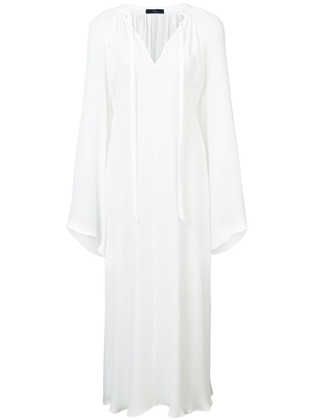 VOZ Kleid mit Glockenärmeln - Weiß von VOZ