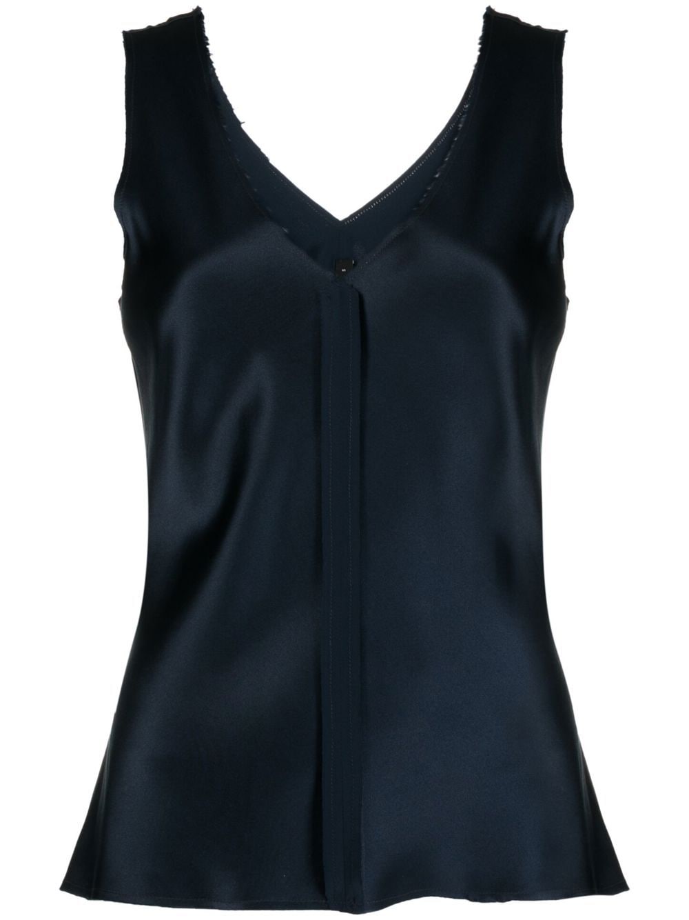 VOZ Tanktop aus Satin - Blau von VOZ