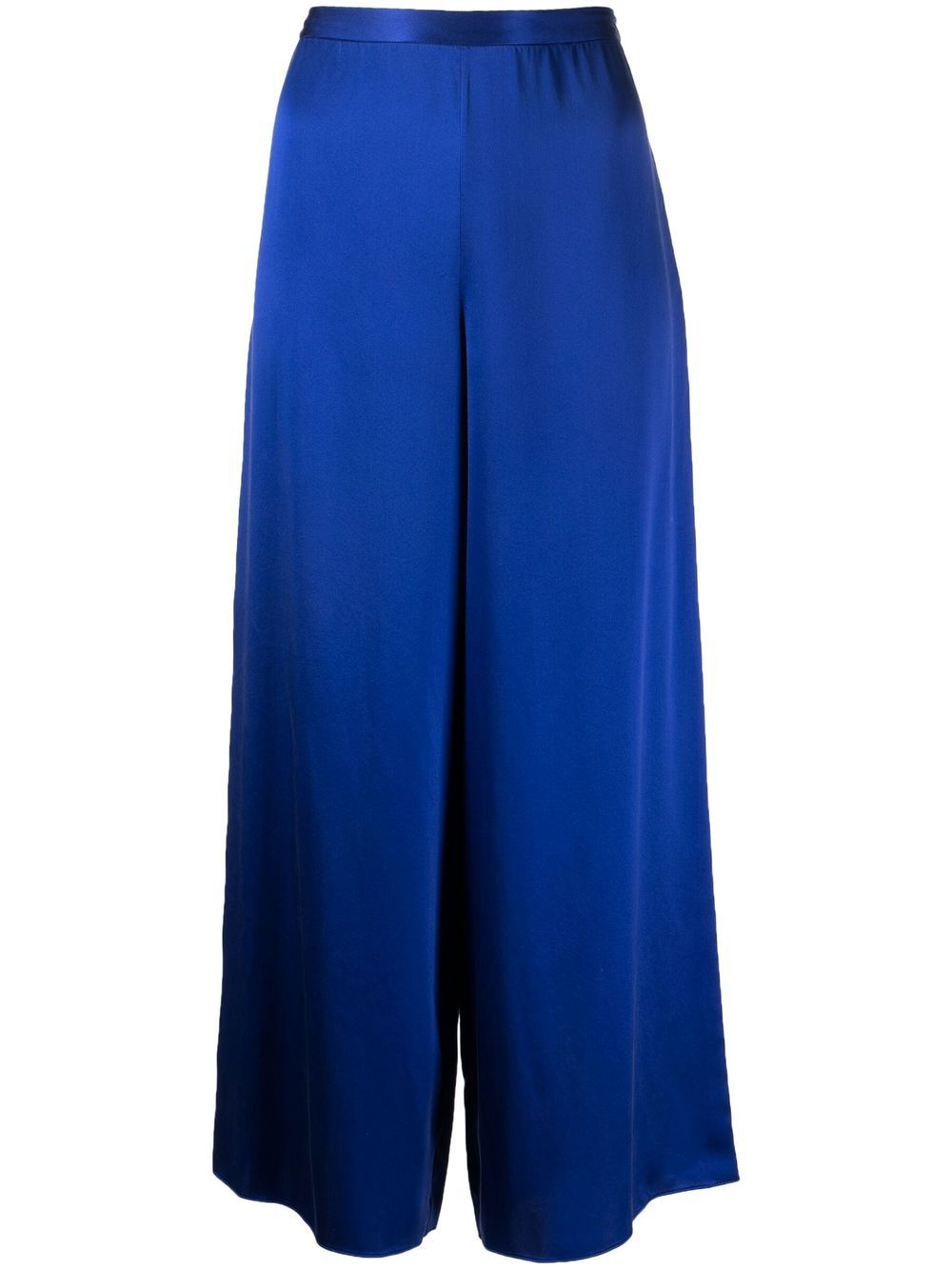 VOZ Wide-Leg-Hose aus Seide - Blau von VOZ