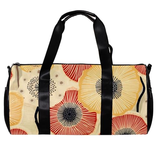 Sporttaschen für Damen,Reisetasche für Reisen,Florale Lotusblume,Sporttasche für Herren von VTGHDEEQ