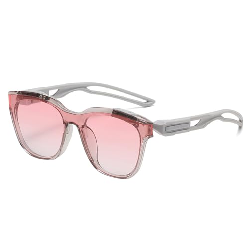 VTIDOBE Sonnenfeste leichte Brille für Mädchen, Teenager, Hiphops, Trend, Nachtclub, Party, für Erwachsene und Teenager, Grauer Rahmen VTIDOBE Sonnenfeste leichte Brille für Mädchen, Teenager, Hiphops, Trend, Nachtclub, Party, für Erwachsene und Teenager, Grauer Rahmen von VTIDOBE