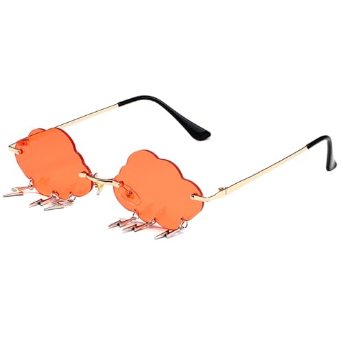 VTIDOBE Stilvolle Wolken-Sonnenbrille für Mädchen und Jungen, Foto-Requisiten, Reisen, coole Farbtöne, rahmenlos, Scheiben u VTIDOBE Stilvolle Wolken-Sonnenbrille für Mädchen und Jungen, Foto-Requisiten, Reisen, coole Farbtöne, rahmenlos, Scheiben u von VTIDOBE