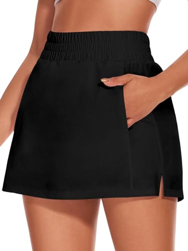 VUTRU Damen Activewear-Röcke Mädchen Tennisrock mit Hoher Taille Skorts mit Hose Darunter Tennisrock mit Hose Kurze Perfekt für Sport, Golf VUTRU Damen Activewear-Röcke Mädchen Tennisrock mit Hoher Taille Skorts mit Hose Darunter Tennisrock mit Hose Kurze Perfekt für Sport, Golf von VUTRU