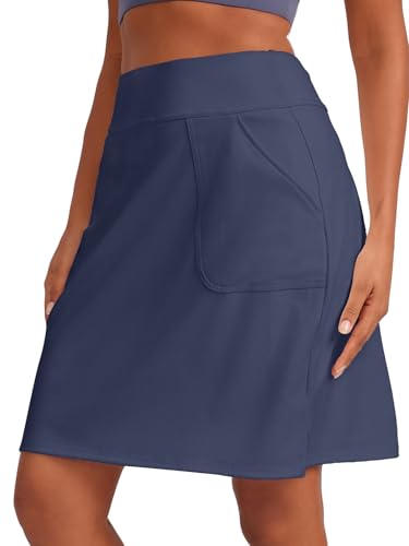 VUTRU Tennis-Skort für Damen Activewear Knielanger Hosenrock mit Innenshorts Damen Tennisrock mit Hose Drunter Perfekt für Sport, Golf,Tennis Marineblau S VUTRU Tennis-Skort für Damen Activewear Knielanger Hosenrock mit Innenshorts Damen Tennisrock mit Hose Drunter Perfekt für Sport, Golf,Tennis Marineblau S von VUTRU