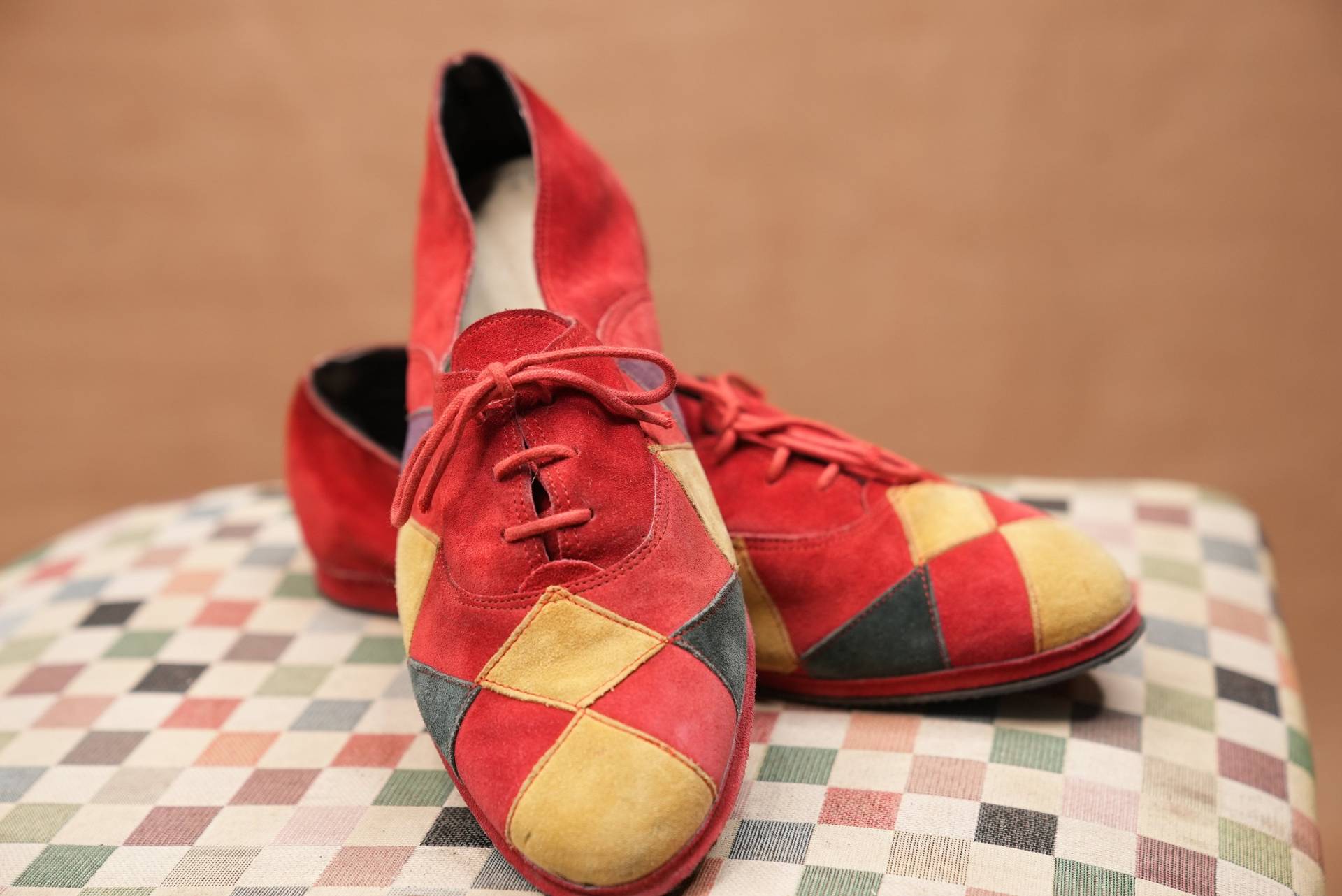 70Er Jahre Bunte Leder Ballerinas/Made in Italy von Vabrix