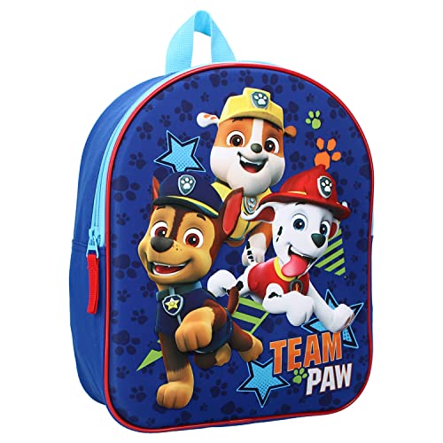 Vadobag Unisex Kinder 3D Friends Around 32cm, Paw Patrol Rucksack, rot von Vadobag