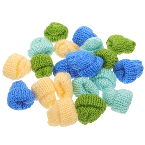 Vaguelly 20 Stück Gestrickt Mini Hut Ornamente Cute Hat Handmade Wolle Gewebt Hut Dekoration Für Schmuck Machen DIY Weihnachten Handwerk Gemischte Farben Vaguelly 20 Stück Gestrickt Mini Hut Ornamente Cute Hat Handmade Wolle Gewebt Hut Dekoration Für Schmuck Machen DIY Weihnachten Handwerk Gemischte Farben von Vaguelly