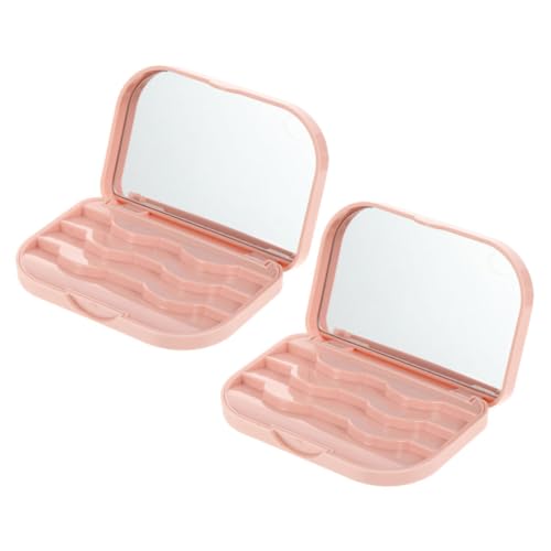 Vaguelly 2Stücke Aufbewahrungsbox für Falsche Wimpern Organizer für Magnetwimpern Praktischer Wimpernspeicher mit Spiegel für Reisen und Make Up Vaguelly 2Stücke Aufbewahrungsbox für Falsche Wimpern Organizer für Magnetwimpern Praktischer Wimpernspeicher mit Spiegel für Reisen und Make Up von Vaguelly