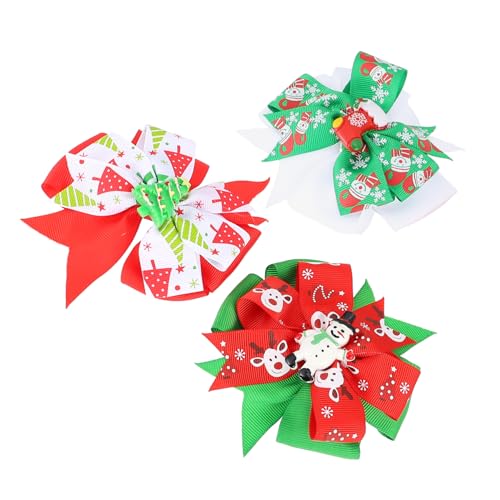 Vaguelly 3Stücke Weihnachts Haarspangen Für Niedliche Schleifen Haarclips Mit Weihnachtsbaum Design Grün Rot Weihnachtsdeko Für Kinderhaare Vaguelly 3Stücke Weihnachts Haarspangen Für Niedliche Schleifen Haarclips Mit Weihnachtsbaum Design Grün Rot Weihnachtsdeko Für Kinderhaare von Vaguelly