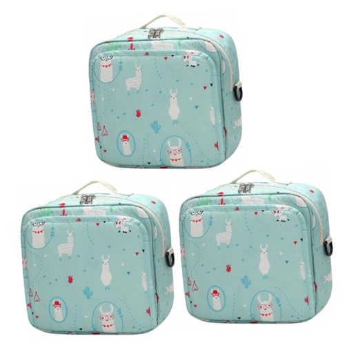 Vaguelly Reisebehälter 3st Wickeltasche Babywindel-Organizer Hand Windelaufbewahrungstasche wasserdichte Behälter Nasse Taschen Weißer Aquariensand Nylon Reißverschluss Windeln Reisen von Vaguelly