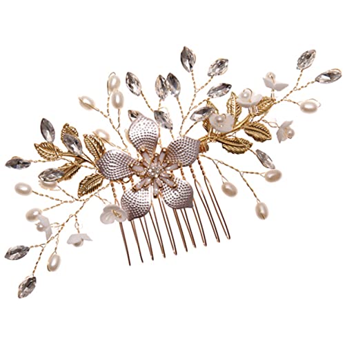 Vaguelly Braut Haarspange Mit Zarten Blumen Und Perlen Elegante Hochzeits-haaraccessoires Für Frauen Handgefertigter Haarschmuck Für Festliche Anlässe Und Hochzeiten Vaguelly Braut Haarspange Mit Zarten Blumen Und Perlen Elegante Hochzeits-haaraccessoires Für Frauen Handgefertigter Haarschmuck Für Festliche Anlässe Und Hochzeiten von Vaguelly