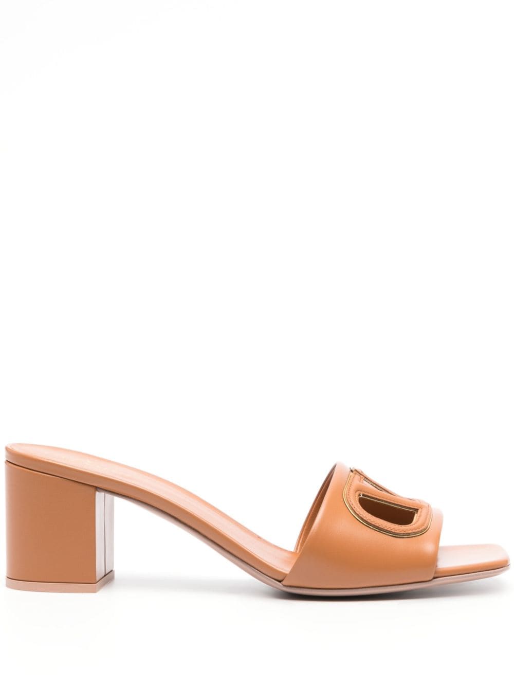 Valentino Garavani VLogo Signature Mules 60mm - Braun von Valentino Garavani