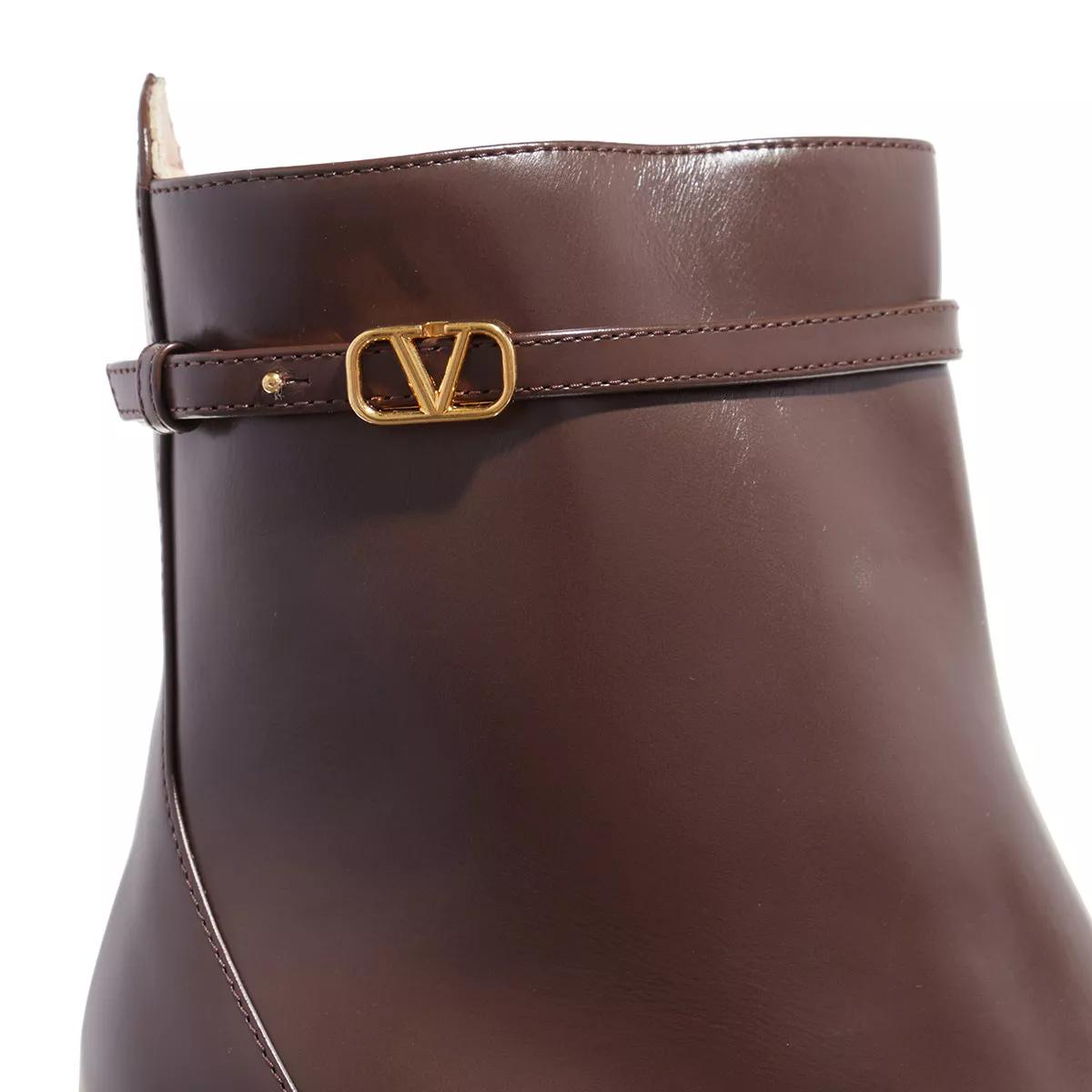 Valentino Garavani Boots & Stiefeletten - Ankle Boots - Gr. 39 (EU) - in Braun - für Damen von Valentino Garavani
