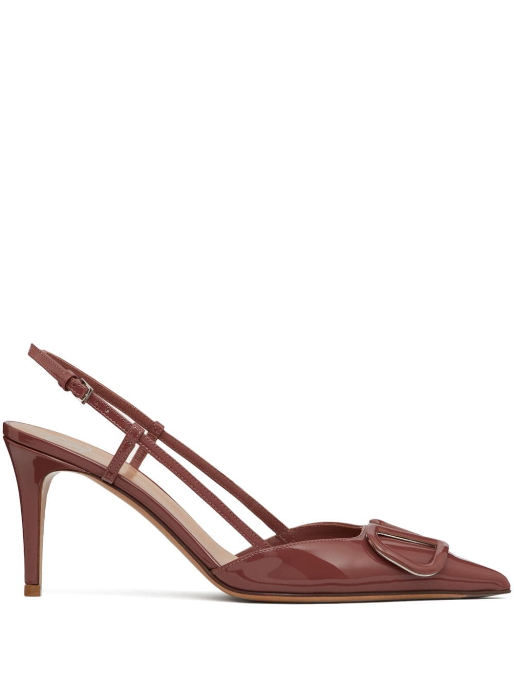 Valentino Garavani VLogo Signature Slingback-Pumps 80mm - Braun von Valentino Garavani