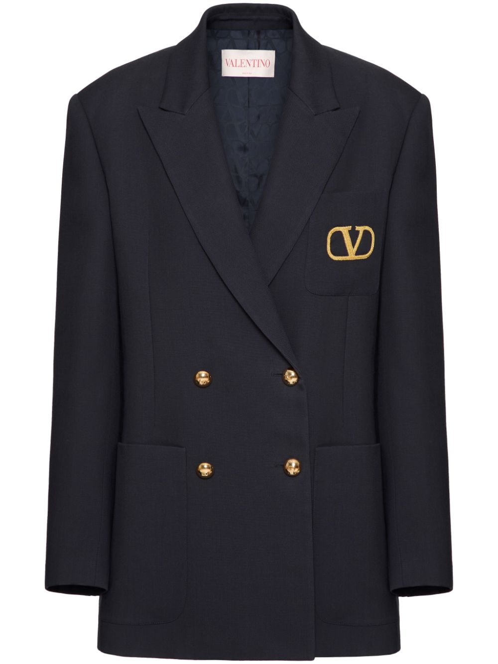 Valentino Garavani Valentino Garavani VLOGO Signature Blazer - Blau von Valentino Garavani