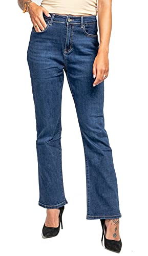 Van Der Rich ® - Jeans Hosen Baumwolle Ausgestellten Beine Bootcut - Damen (Dunkelblau, EU40=DE38) von Van Der Rich