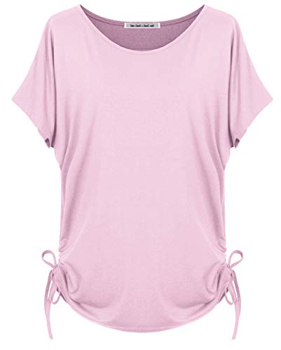 Van Der Rich ® - T-Shirt Mit verstellbarem Schultergurt - Damen (Rosa, S-M) von Van Der Rich