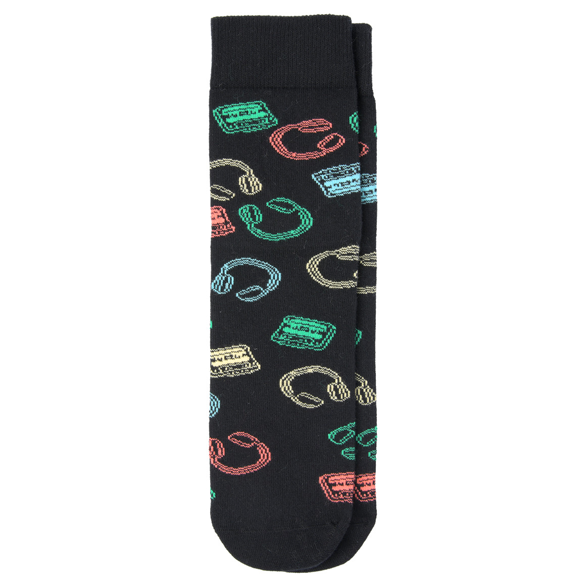 1 Paar Herren Socken mit Kopfhörern allover 1 Paar Herren Socken mit Kopfhörern allover von VanVaan