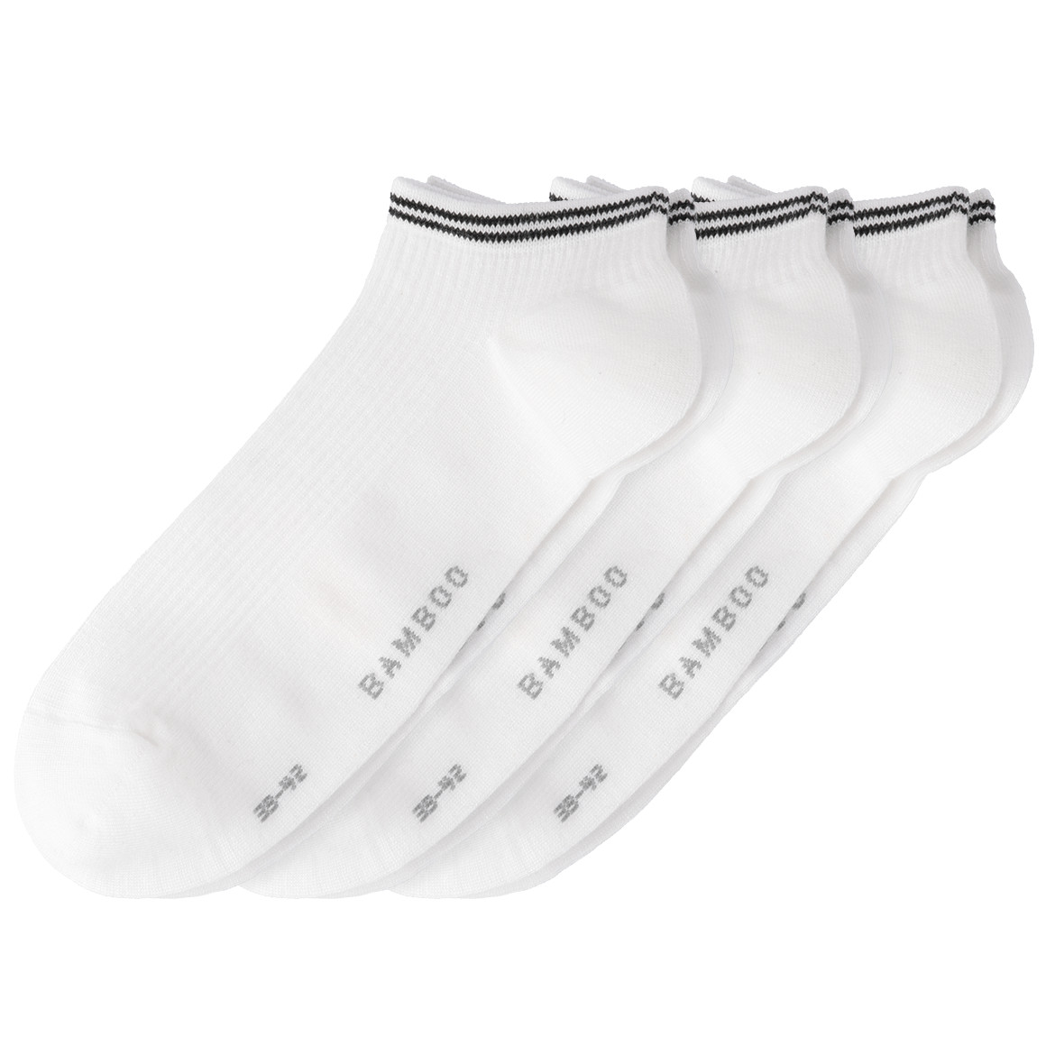 3 Paar Herren Sneaker-Socken in Rippstruktur 3 Paar Herren Sneaker-Socken in Rippstruktur von VanVaan