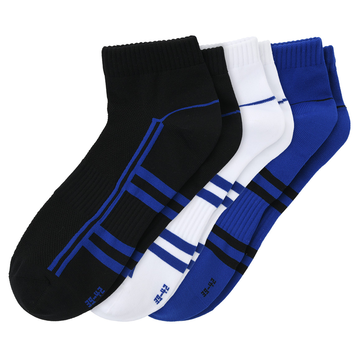 3 Paar Herren Sport-Sneaker-Socken im Set 3 Paar Herren Sport-Sneaker-Socken im Set von VanVaan