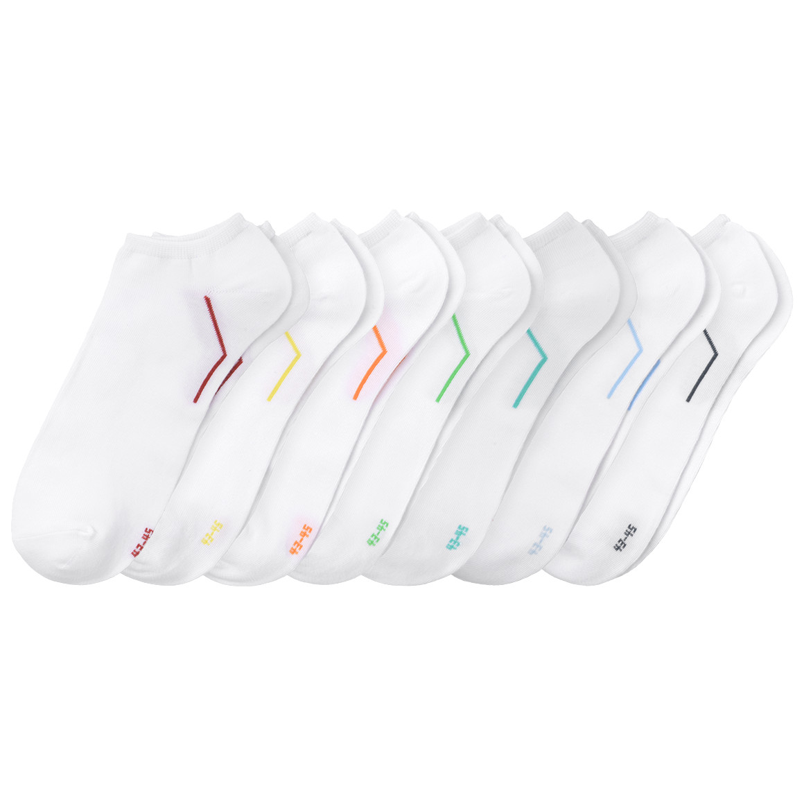 7 Paar Herren Sneaker-Socken in Unifarben 7 Paar Herren Sneaker-Socken in Unifarben von VanVaan