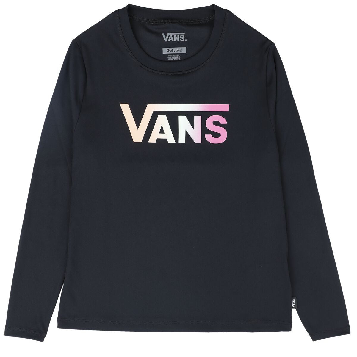 Vans Kids Langarmshirt - Flying V LS Sun - S bis XL - für Damen - Größe M - schwarz von Vans Kids