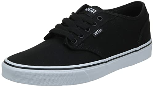 Vans Jungen Atwood Canvas Sneaker, Schwarz Canvas Blk Wht 187, 37 EU von Vans