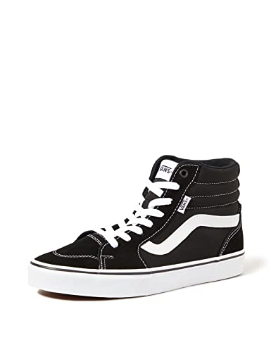 Vans Damen Filmore Hi Suede/Canvas Sneaker, Veloursleder-Leinwand schwarz weiß, 36 EU von Vans