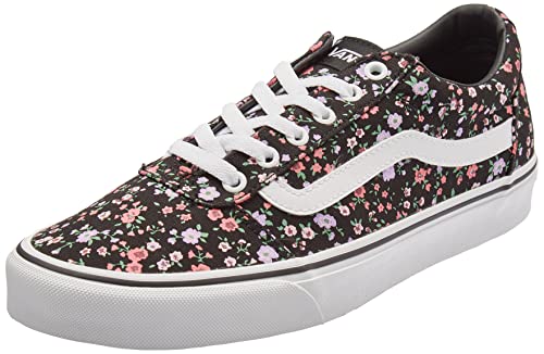 Vans Damen Ward Seasonal Sneaker, Ditsy FLORAL Black/White, 36 EU von Vans