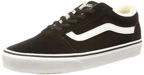 Vans Damen Sneaker, Wildleder, Wildleder Sherpa Schwarz Weiß, 38.5 EU von Vans