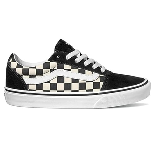 Vans Damen Ward Sneaker, (Checkerboard) Black/White, 38 EU von Vans