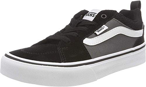 Vans FILMORE SUEDE/CANVAS, Jungen Niedrig, Schwarz ((Suede/Canvas) Black/Pewter Ug7), 36 EU (3.5 UK) von Vans