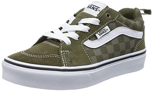 Vans Filmore Sneaker, Tonal Check Dark Olive, 29 EU von Vans