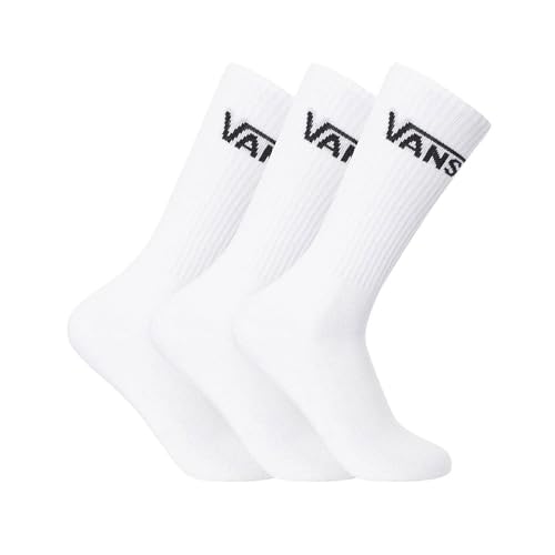 Vans Herren Crew (Us 9-13, 3-Pack) Socken, weiß, Einheitsgröße von Vans