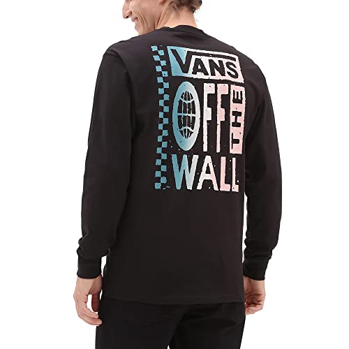 Vans Herren Globaler Stapel Ls T-Shirt, Schwarz, S von Vans