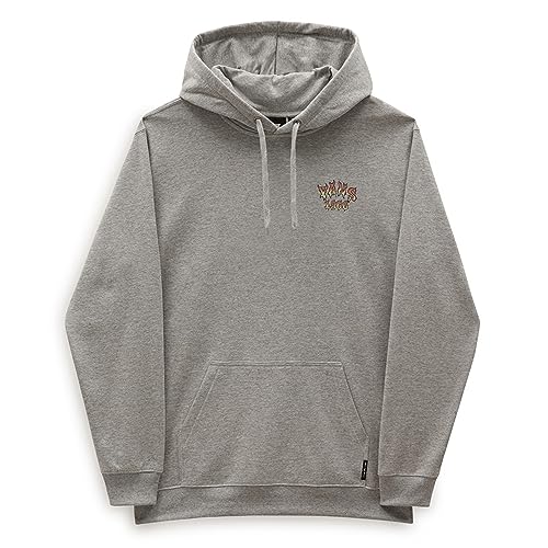 Vans Herren Reap The World Hoodie Hooded Sweatshirt, Grey Heather, von Vans